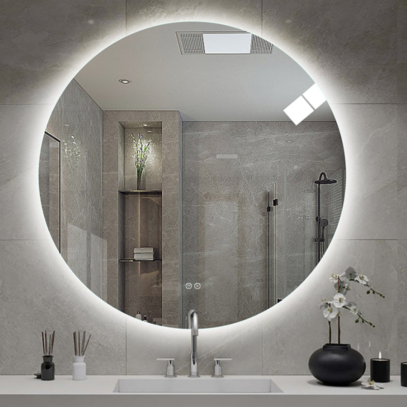 Rund Spegel Med Belysning: Stilren Elegans för Ditt Hem