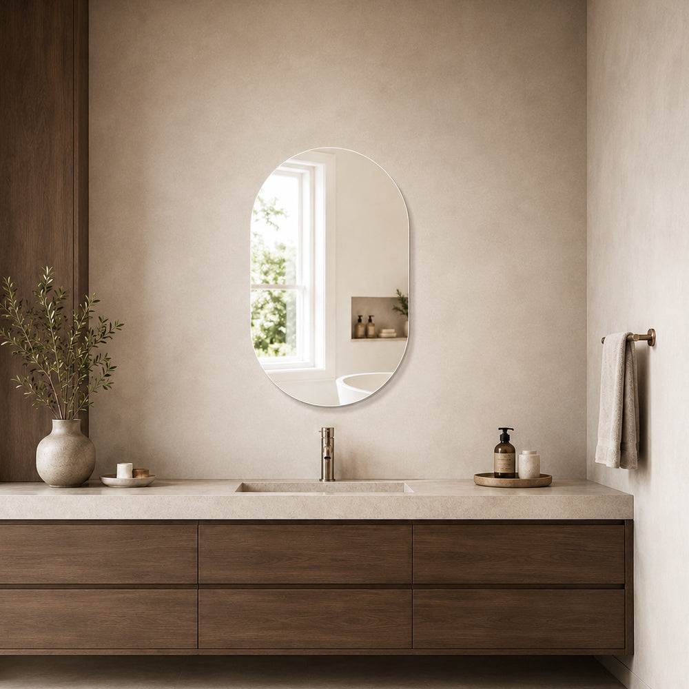 Oval Spegel 50x80 cm