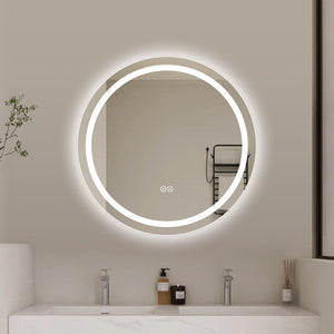 Runda speglar med frontlight