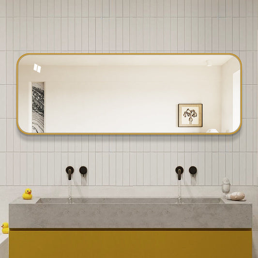 Stor spegel 170x60 cm - Guld ram