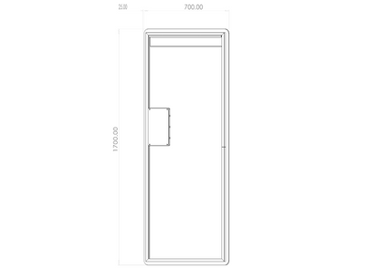 Køb helfigur spejl til hjemmet med LED 70x170 cm