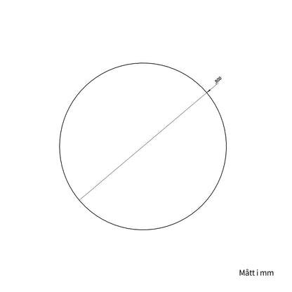 Rund spegel Ø80 cm